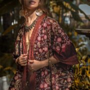 Misty Enchantment Long Velvet Kimono Duster Coat - One Plus Size Luxury for Special Events - Image 4