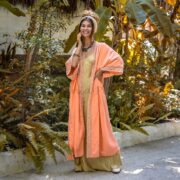 Misty Enchantment Long Velvet Kimono Duster Coat - One Plus Size Luxury for Special Events