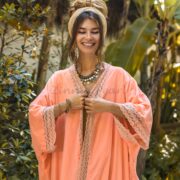 Misty Enchantment Long Velvet Kimono Duster Coat - One Plus Size Luxury for Special Events - Image 4