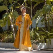 Misty Enchantment Long Velvet Kimono Duster Coat - One Plus Size Luxury for Special Events