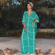 Aleena Crochet Stitch Maxi Dress  Handmade Kaftan Caftan Abaya Gown One Size One Plus Size Resort Vacation Holiday Beach Wear Cotton