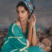 Aleena Crochet Stitch Maxi Dress  Handmade Kaftan Caftan Abaya Gown One Size One Plus Size Resort Vacation Holiday Beach Wear Cotton - Image 4