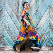 Hand Tie-Dye Maxi Kaftan Dress – Jersey Cotton Boho Festival Gown | Ema - Image 7