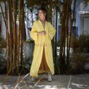 Ada Printed Viscose Kimono Duster – Boho Beach Cover-Up, One Size Plus