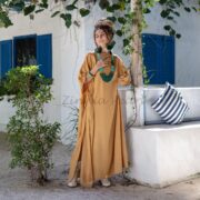 Rayon Kaftan Maxi Dress – Boho Beach Coverup, One Size Plus | Rosa