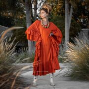 Plus Size Bohemian Wild Heart Maxi Dress: Festival & Beach Kaftan, Special Occasions | Zinnia Pearl