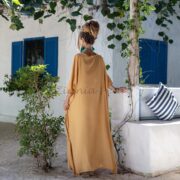 Rayon Kaftan Maxi Dress – Boho Beach Coverup, One Size Plus | Rosa - Image 3