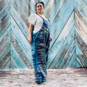 Mahika Handmade Dungarees Baggy Jumpsuit boho Harem Pant hand Tiedye Overall ONE PLUS SIZE - Image 2