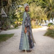 Sakura Reversible Quilted Kimono Duster Coat – Handmade Boho Cotton - Image 2