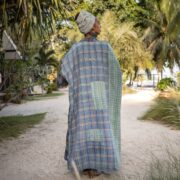 Sakura Reversible Quilted Kimono Duster Coat – Handmade Boho Cotton - Image 3