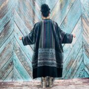 Handmade Patchwork Cotton Duster Cardigan – Boho Festival Kimono | Darbi - Image 3