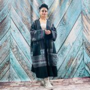 Handmade Patchwork Cotton Duster Cardigan – Boho Festival Kimono | Darbi - Image 4