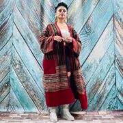 Handmade Patchwork Cotton Duster Cardigan – Boho Festival Kimono | Darbi - Image 5