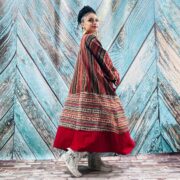 Handmade Patchwork Cotton Duster Cardigan – Boho Festival Kimono | Darbi - Image 10