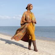 Sakura Reversible Vintage Heavy Quilted Duster Kimono Coat Jacket Handmade Boho Holidays Vacation Festival - Image 2