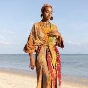 Sakura Reversible Vintage Heavy Quilted Duster Kimono Coat Jacket Handmade Boho Holidays Vacation Festival - Image 4