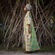 Sakura Reversible Vintage Heavy Quilted Duster Kimono Coat Jacket Handmade Boho Holidays Vacation Festival - Image 2