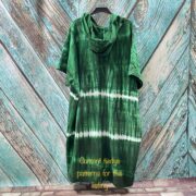 Handmade Tie-Dye Maxi Hoodie Duster – Boho Festival Kimono | Willow - Image 5
