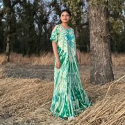 Handmade Boho Tie-Dye Cotton Maxi Dress – Festival Resort Wear | Bailey