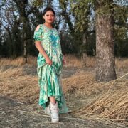 Handmade Boho Tie-Dye Cotton Maxi Dress – Festival Resort Wear | Bailey - Image 7