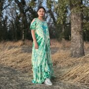 Handmade Boho Tie-Dye Cotton Maxi Dress – Festival Resort Wear | Bailey - Image 8