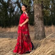 Handmade Boho Tie-Dye Maxi Dress – Cotton Festival Resort Wear | Bailey - Image 4