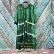 Handmade Tie-Dye Maxi Hoodie Duster – Boho Festival Kimono | Willow - Image 6