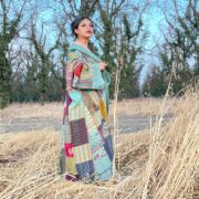 Hand-Quilted Patchwork Cotton Kimono Duster Coat – Boho Artisan Jacket | Shobu - Image 2