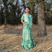 Handmade Boho Tie-Dye Cotton Maxi Dress – Festival Resort Wear | Bailey - Image 3