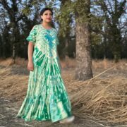 Handmade Boho Tie-Dye Cotton Maxi Dress – Festival Resort Wear | Bailey - Image 9