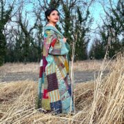 Hand-Quilted Patchwork Cotton Kimono Duster Coat – Boho Artisan Jacket | Shobu - Image 6