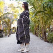 Handmade Crochet Embroidered Kimono Duster: Festival Resort Wear - Isa - Image 3
