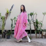 Crochet Cotton Kimono Duster – Handmade Boho Embroidered Resort Wear | Isa - Image 2