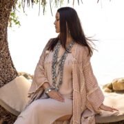 Handmade Crochet Embroidered Cotton Kimono Duster: Boho Resort Wear - Isa - Image 5