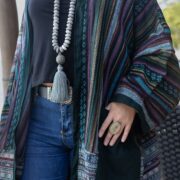 Handmade Patchwork Cotton Kimono Duster: Boho Festival Cardigan - Image 4