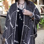 Handmade Crochet Embroidered Cotton Kimono Duster: Boho Resort Wear - Isa - Image 6