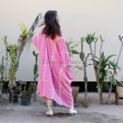 Crochet Cotton Kimono Duster – Handmade Boho Embroidered Resort Wear | Isa - Image 3