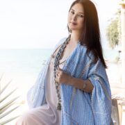 Handmade Crochet Embroidered Cotton Kimono Duster: Boho Resort Wear - Isa - Image 5
