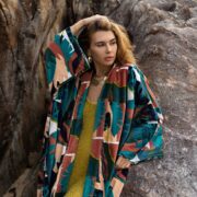 Luxury Velvet Kimono Robe: Handmade Boho Duster Jacket - Mai - Image 4