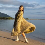 Handmade Crochet Embroidered Cotton Kimono Duster: Boho Resort Wear - Isa - Image 3