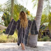 Handmade Crochet Embroidered Kimono Duster: Festival Beach Cover-Up -Isa - Image 3