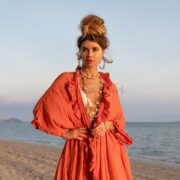 Boho Ruffled Cotton Duster Kimono: Festival Beach Cover-Up (One Size) - Yasmin - Image 5