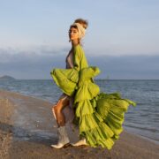 Bali Boho Hippie Maxi Tiered Ruffled Duster Kimono - Erica’s Sisters Reunion Special - Image 2