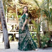 Handmade Tie-Dye Cotton Maxi Dress: Boho Resort Wear with Pockets - Bailey - Image 2