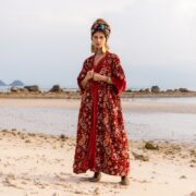 Misty Enchantment Long Velvet Kimono Duster Coat - One Plus Size Luxury for Special Events