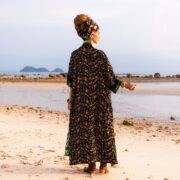 Misty Enchantment Long Velvet Kimono Duster Coat - One Plus Size Luxury for Special Events - Image 3