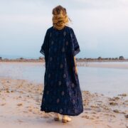 Misty Enchantment Long Velvet Kimono Duster Coat - One Plus Size Luxury for Special Events - Image 3