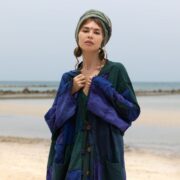 Patchwork Cotton Kimono Duster: Boho Festival Coat, Plus Size 3X - Image 4
