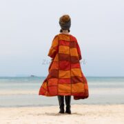 Catori Handcrafted Plus Size Cotton Patchwork Kimono - A Maxi Duster of Bohemian Elegance - Image 3