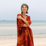 Catori Handcrafted Plus Size Cotton Patchwork Kimono - A Maxi Duster of Bohemian Elegance - Image 4